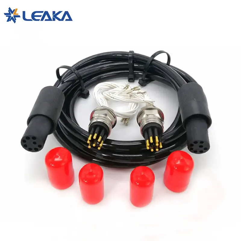 IP69K Konektor Robot Laut, Ujung Ganda 8pin Kabel Perempuan MCIL8F MCBH8M Subconn Mikro Lingkaran Konektor Subsea Bawah Air