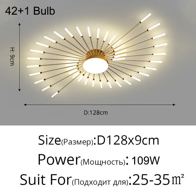 42 + 1 Ampoule 109W Or