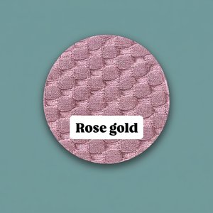 Tela de Punto Acanalado de Poliéster Color Oro Rosa, Material Elástico Texturizado para la Fabricación de Ropa y Prendas de Moda, Venta al Por Mayor - Product Image 5