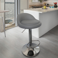 Meubles de salle à manger, tabouret de bar pivotant élégant, design luxueux, hauteur réglable, chaise de bar rembourrée pour la cuisine