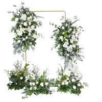 Nouvelle Arrivée Centres de Table de Mariage Décoration Florale Artificielle Boule de Roses Décoration de Table Chemin de Table Arche Décorative