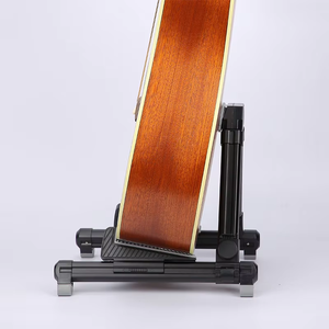 Support en aluminium <span class=keywords><strong>pliable</strong></span> léger pour guitare basse ukulélé OEM Support de guitare Meideal personnalisé - Product Image 4