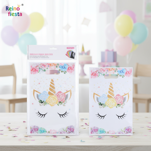 10 pezzi Design unicorno perlato 17x25cm sacchetti regalo per feste ed eventi bomboniere - Product Image 3