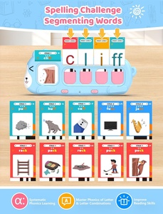 Cartes Flash Parlantes avec Machine Sonore, Jeux <span class=keywords><strong>de</strong></span> Fusion <span class=keywords><strong>de</strong></span> Mots et <span class=keywords><strong>de</strong></span> Mathématiques, Ensemble d'Activités Éducatives <span class=keywords><strong>de</strong></span> Lecture et <span class=keywords><strong>de</strong></span> Comptage - Product Image 3