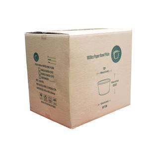 Offre Spéciale emballage à emporter bol en papier jetable 1000cc plaine Double bol en papier PE bol à salade en papier en gros Philippines - Product Image 5