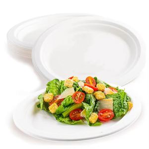 Assiettes et contenants écologiques biodégradables en bagasse, durables et résistants aux fuites, pour tous types de services de restauration - Product Image 2