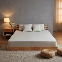 Drap de lit de mise à la terre personnalisé en coton biologique avec 5% de fibres d'argent et fil de mise à la terre, service OEM ODM