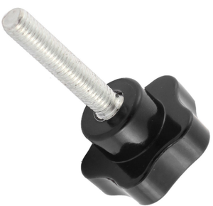 中国製高品質OEMプラスチック梅の花型手回しネジ、家具用ハンドツイストスクリューノブネジ - Product Image 1