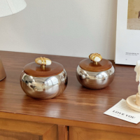 Vente en gros d'usine, pots à sucre en acier inoxydable de luxe, rangement pour le thé et les décorations du Ramadan, utilisation en cuisine