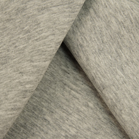 Tejido de punto Scuba Air Layer OEM de gran venta, transpirable, teñido, 320 g/m², 69 pulgadas, 79% algodón, 15% poliéster, 6% elastano, fusible para ropa deportiva