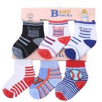 Logo personnalisé mignon dessin animé bébé chaussettes rayé bouche ample coton biologique bébé garçon chaussettes personnalisé blanc bébé chaussettes