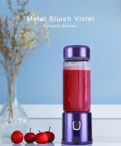 <span class=keywords><strong>ราคา</strong></span>โรงงาน สินค้าใหม่ ขายดี เครื่องปั่นน้ำผลไม้ <span class=keywords><strong>แบตเตอรี่</strong></span>แบบชาร์จได้ 450 มล. เครื่องปั่นขนาดเล็กแบบพกพา ชาร์จผ่าน USB - Product Image 4