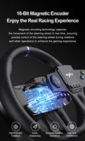 Nouveau volant de jeu à retour de force filaire PXN V900 GEN2 pour PC, PS4, Xbox Series, avec pédales et levier de vitesses