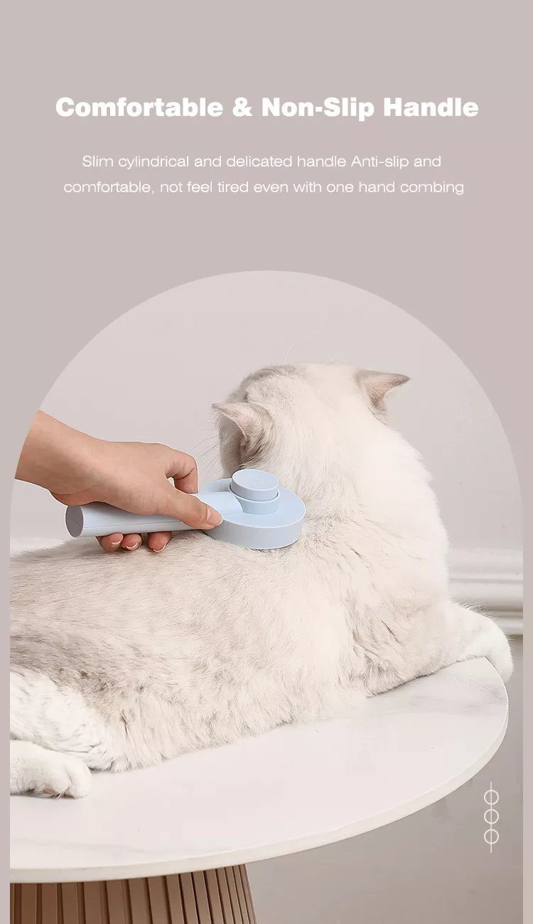 ABS Material Dogs Cats Pets Grooming Brush Floating Hair Remover Comb