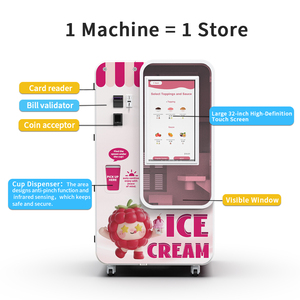 Máquinas Expendedoras Inteligentes <span class=keywords><strong>de</strong></span> Acero con Certificación ETL para Venta <span class=keywords><strong>de</strong></span> Helados - Product Image 2