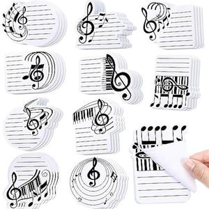 Muestras gratis planificador escolar productos de papelería papel blanco multifuncional autoadhesivo tamaño pequeño notas adhesivas diseño de <span class=keywords><strong>música</strong></span> - Product Image 5