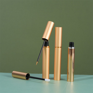 Brocha Intercambiable con Tubo Dorado AL de 5 ml para Brillo Labial, Aceites Labiales, Rímel, Delineador de Ojos, Suero para <span class=keywords><strong>Pestañas</strong></span> y Solución Nutritiva - Product Image 2