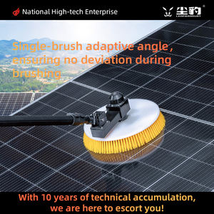 Outil de nettoyage efficace du système de panneaux solaires <span class=keywords><strong>Brosse</strong></span> à disque <span class=keywords><strong>rotative</strong></span> flexible pour le nettoyage photovoltaïque pour l'utilisation du toit - Product Image 2