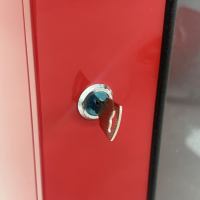 Armoire d'extincteur portable en acier pleine taille à porte simple, pour la sécurité incendie et la lutte contre les incendies, fournisseur pour véranda