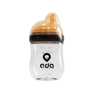 Bouteille de bébé en verre portable de haute qualité pour nouveau-né, large diamètre, anti-étouffement, anti-colique, 120 ml - Product Image 1