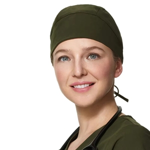 Casquette Bouffante Unisexe Réglable pour Médecin, Infirmière, Chirurgien, Chef, Anti-Poussière, Tissée, avec Bande Anti-Transpiration, Utilisation Hospitalière - Product Image 4