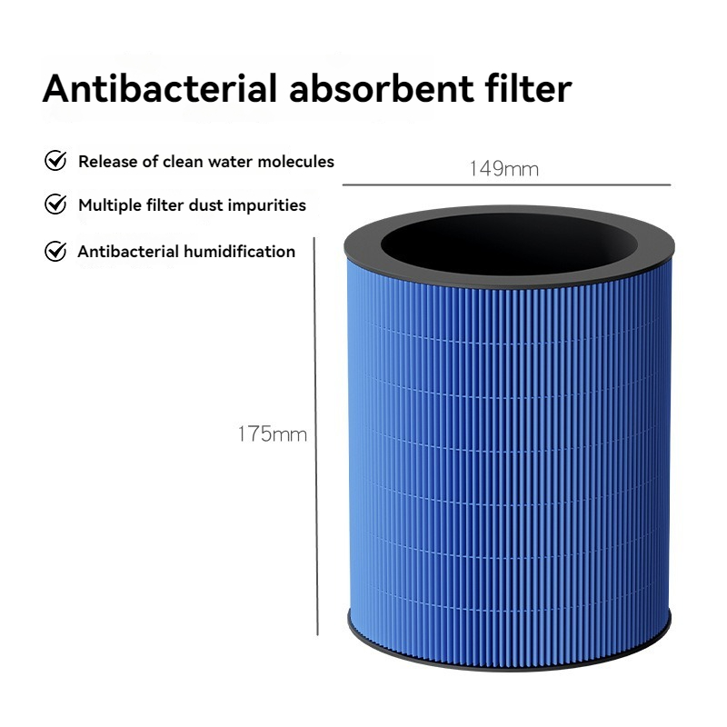 Núcleo Absorbente de Agua Evaporativa Antibacterial Azul