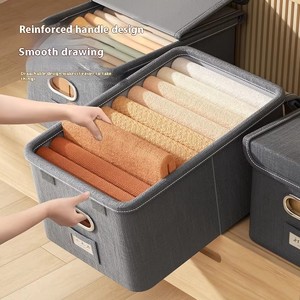 Có Thể Tháo Rời Tổ Chức Quần Áo Đồ Chơi Chăn Tổ Chức <span class=keywords><strong>Cube</strong></span> Thùng Gấp Hộp Lưu Trữ Với Nắp Đậy Cho Nhà Văn Phòng Tủ Quần Áo Lưu Trữ - Product Image 4