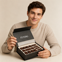 Boîtes cadeaux en chocolat personnalisées avec design gratuit, boîtes d'emballage de qualité supérieure imprimées à l'encre de soja, emballage alimentaire pour bonbons