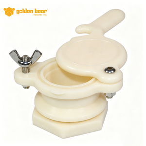 Vanne de sortie en plastique blanc Golden Bear pour extracteur de miel, accessoire d'apiculture pour la récolte du miel - Product Image 3