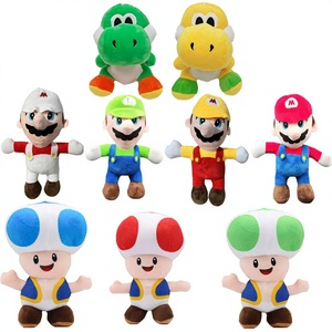 <span class=keywords><strong>Peluche</strong></span> de <span class=keywords><strong>Mario</strong></span> de 9 pulgadas de alta calidad para Yaoxi Dragon Kuba King, muñeco de hongo de pie, juguete de <span class=keywords><strong>peluche</strong></span> súper suave de algodón PP - Product Image 1