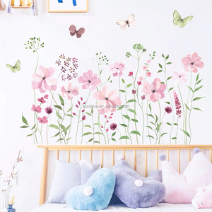 Adesivi murali colorati con farfalle <span class=keywords><strong>da</strong></span> giardino fiorito - Product Image 5