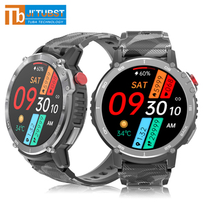 Montre intelligente C22 à écran de 1.6 pouces, mémoire 4G étanche IP68, musique locale TWS Connect Outdoor Smartwatch - Product Image 1