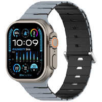 Correa de Reloj de Silicona al por Mayor para Apple Watch Ultra 49mm SE44mm Series 10/11 46mm, Correa Deportiva Magnética de Doble Color