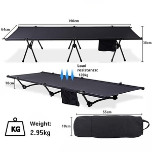 Portable High-Low Camping <b>Bed</b> Outdoor Foldable <b>Bed</b> for Lunch Break or Office Feature Foldable Portable Lightweight <b>Folding</b> Campi - Product Image 5
