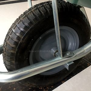 स्टैनली पोलो व्हील बैरो मॉडल 5600 व्यापक न्यूमेटिक टायर नया ज़ेलैंड/फिजी मोडेड पैवर ट्रे 75l प्लास्टिक भारी शुल्क टिकाऊ - Product Image 5