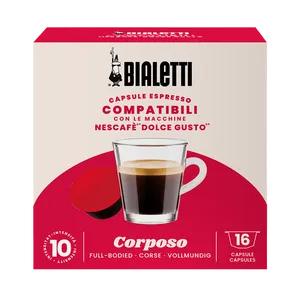 Capsule di Caffè in Alluminio Bialetti 16 Corposo per Dolce Gusto Compatibili con Coperchio 0,19 Capsule - Product Image 1
