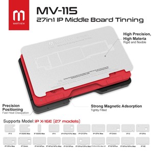 Plataforma de Reballing y Estañado de Placas Intermedias IP BGA Martview MV-115 para Teléfonos Móviles Compatible con X a IP17 <span class=keywords><strong>Pro</strong></span> Max - Product Image 4