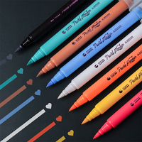 Marqueurs de peinture acrylique STA 12 couleurs Stylos de peinture acrylique pour la peinture sur roche, verre, céramique, bois, toile, tissu, album photo
