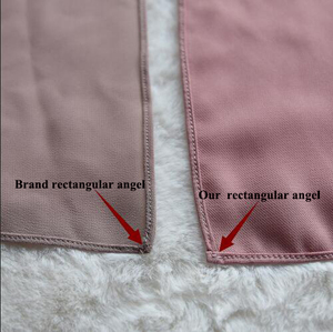 Nieuwste ontwerp, hoogwaardige bubbelchiffon hijab, modieus, luxe effen kleur, dikke Maleisische hoofddoek - Product Image 3