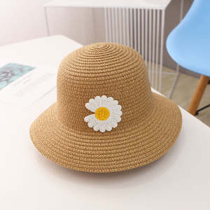 القبعات القشة الطبيعية بالجملة شعار مخصص الصيف للأطفال الإناث الشاطئ - Product Image 6