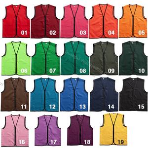 OEM 3XL Vêtements de travail d'été Gilet de travail à fermeture éclair pour employés, orange, jaune, vert, pour la publicité dans les supermarchés, les <span class=keywords><strong>bénévoles</strong></span>, impression de logos - Product Image 3