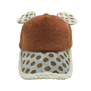2019 nuevo de ciervos patrón niñas cálido invierno <span class=keywords><strong>gorra</strong></span> de béisbol sombrero lindo oídos - Product Image 1