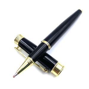Gloss Black <b>Gold</b> Plated Crystal Inlaid Twist Cap Metal Roller <b>Pen</b>, Luxury Elegant Rotating Executive Signature <b>Pen</b> Custom Logo - Product Image 6