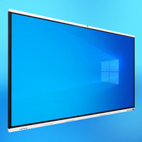 65 75 86 Inci UHD 16:9 Papan Tulis Interaktif Sentuh 40-Titik Kamera 48MP 8-Mikrofon RAM 4GB 32GB Android/Windows Bingkai Aluminium Intel