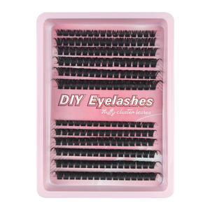 Kit d'<span class=keywords><strong>extension</strong></span> <span class=keywords><strong>de</strong></span> cils en bouquets DIY 8-16mm 20-100D, cils individuels pré-faits doux et naturels - Product Image 5