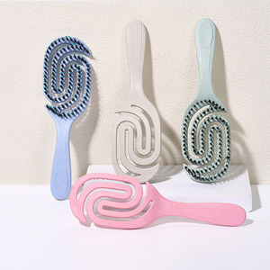 Spazzola Portatile 2026 <span class=keywords><strong>Mauro</strong></span> per Massaggio e Lisciatura Capelli, con Setole <span class=keywords><strong>di</strong></span> Cinghiale e Design a Spirale Cavo per la Cura dei Capelli - Product Image 4