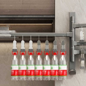 Séchage de l'espace en aluminium Chaussettes de séchage multi-clips Tenture murale de la maison Sous-vêtements multifonctionnels Support sans perforation - Product Image 4