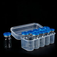 Boîtes en plastique transparentes pour flacons de 3 ml, 10 ml et 20 ml - Contenants de stockage pour poudre lyophilisée et vaccins