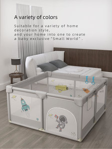 Parc de jeu pour bébé avec barrière de sécurité, parc de jeu portable d'intérieur pour les tout-petits apprenant à ramper et à marcher, clôture de parc pour usage domestique - Product Image 5