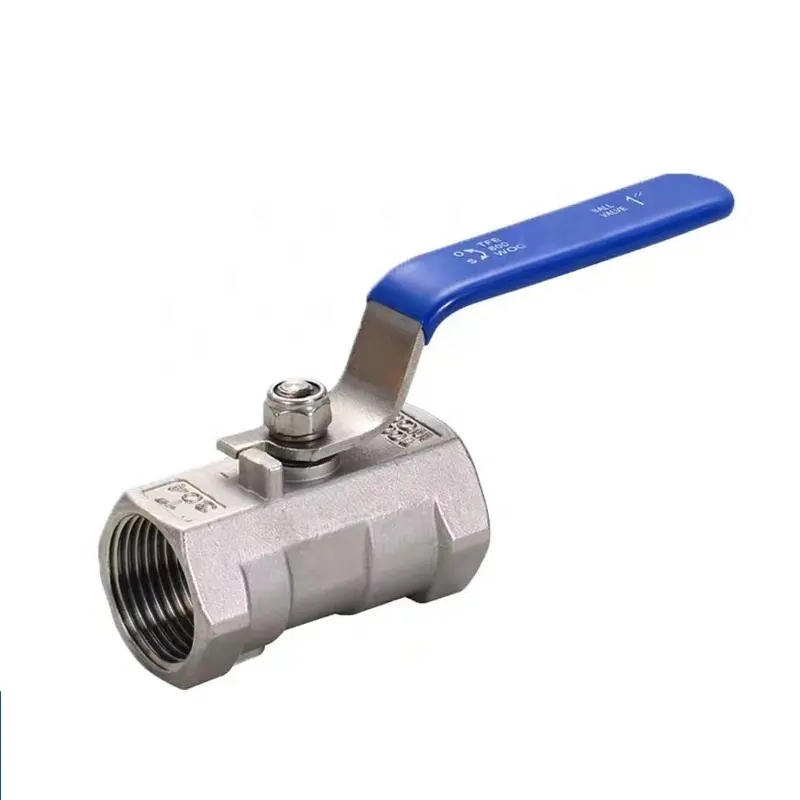 High Quality Stainless Steel Ball Valve 1PC Type 1 Inch NPT Standard Port for Water, Oil, and Gas (1 Inch Ball Valve)